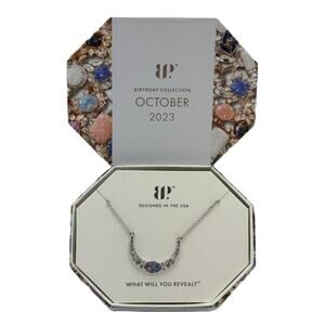 Bomb Party RBP6585 She's Angelic Lab Grown Purple Fire Opal Necklace